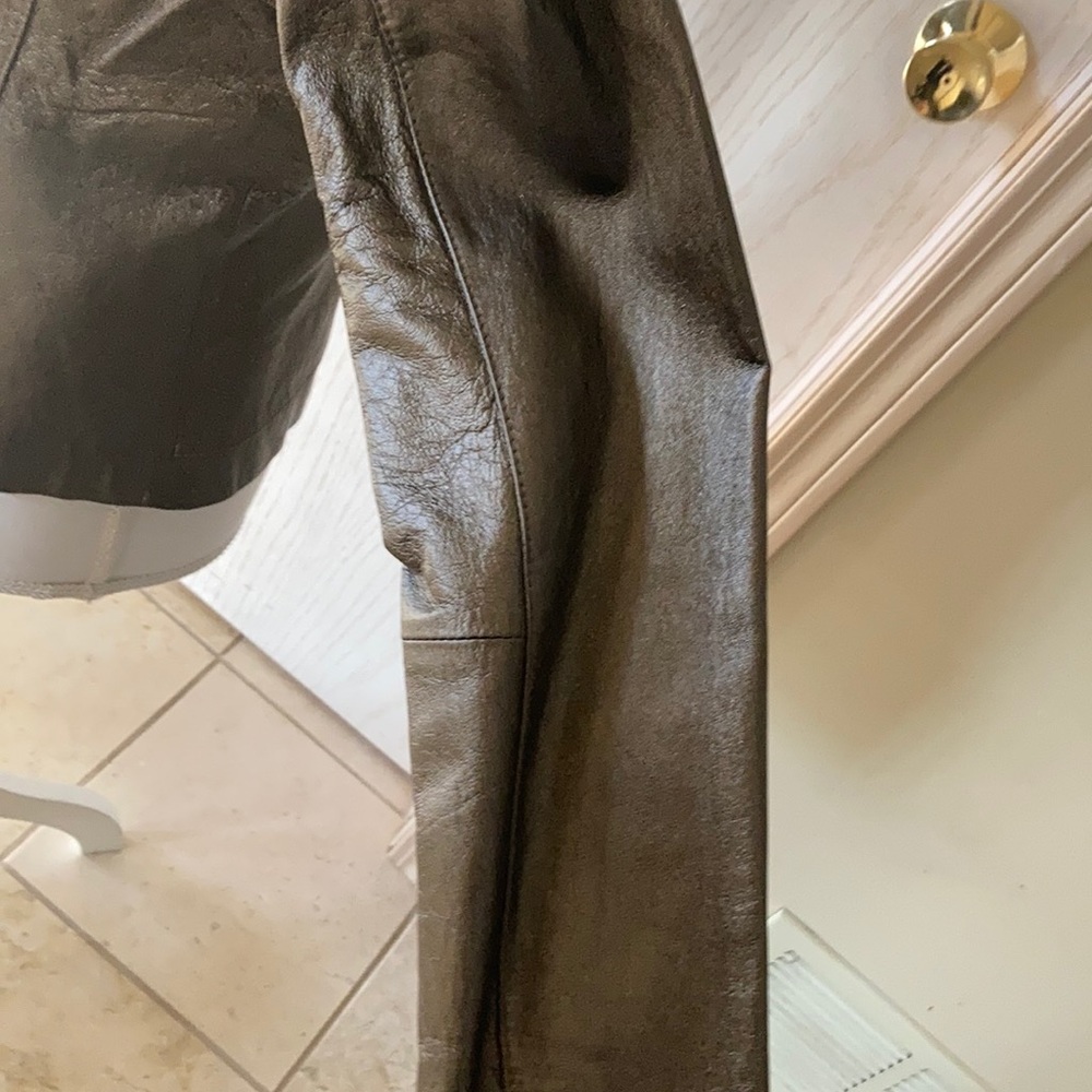 Beautiful waisted metallic bronze jacket New - Picture 7 of 10